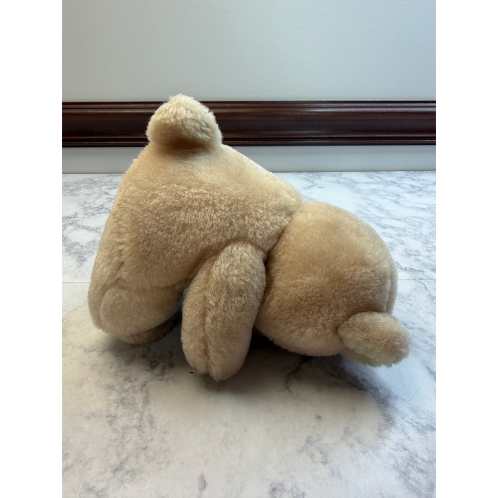 Vintage Honey Beige Plush Teddy Bear Soft Stuffed Animal Toy 7 Inch Small - Picture 5 of 9